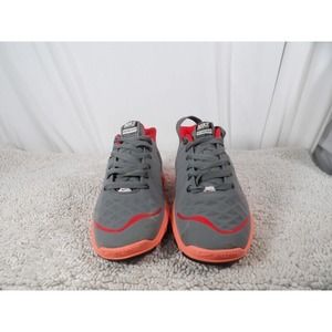 Nike Free TR Fit Womens Gray Red Lace Up Training Shoes Size 10 429785-068